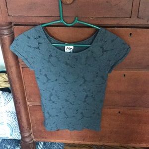 Grey Tight Fitted Top